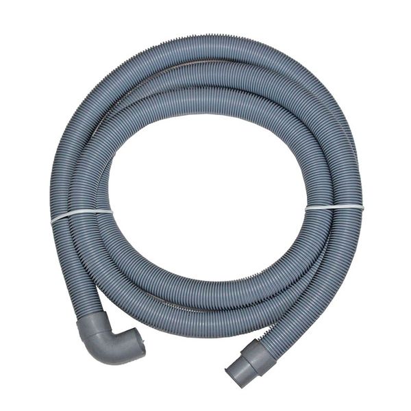 2.0M Crush Proof Washing Machine/Dishwasher Drain Hose 22mm/90Degree End