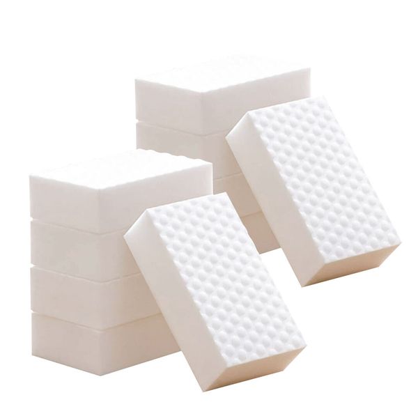 10PCS Magic Sponge Erasers Melamine Sponge Foam Cleaning Pads Long Lasting