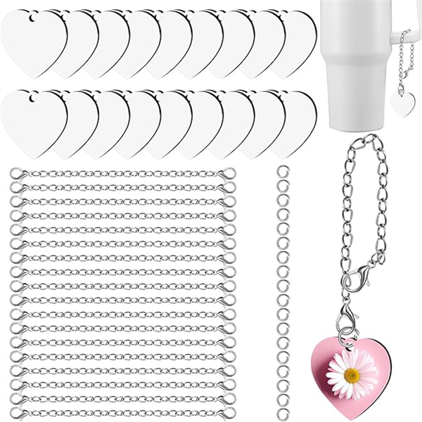 Sublimation Key Blanks Ornament Accessories for Cup Diy Crafts B