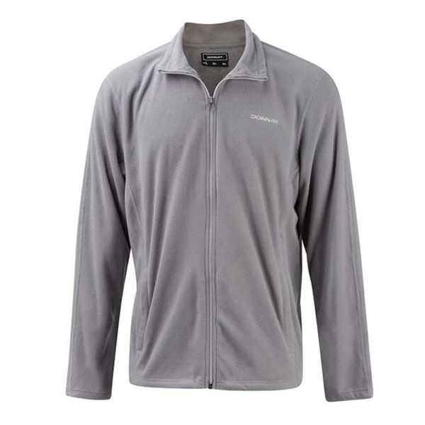 Donnay Men's Full-Zip Fleece Jacket - Pearl Grey - Parallel Import