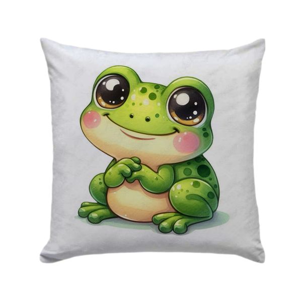 Frog Decor Pillow - 30cmx30cm