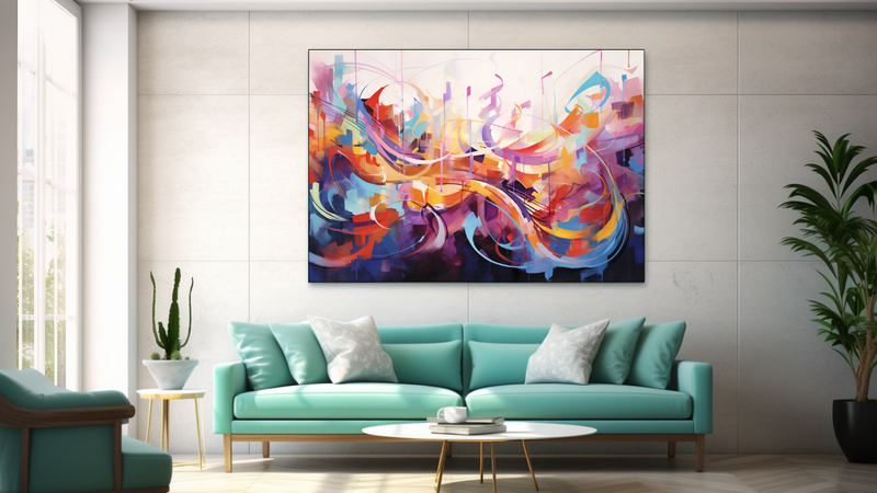 Canvas Wall Art - Psalm of Praise Abstract - JT0130