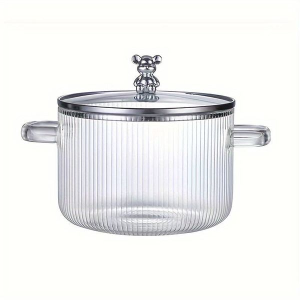 Super Cute Bear High Borosilicate Glass Pot