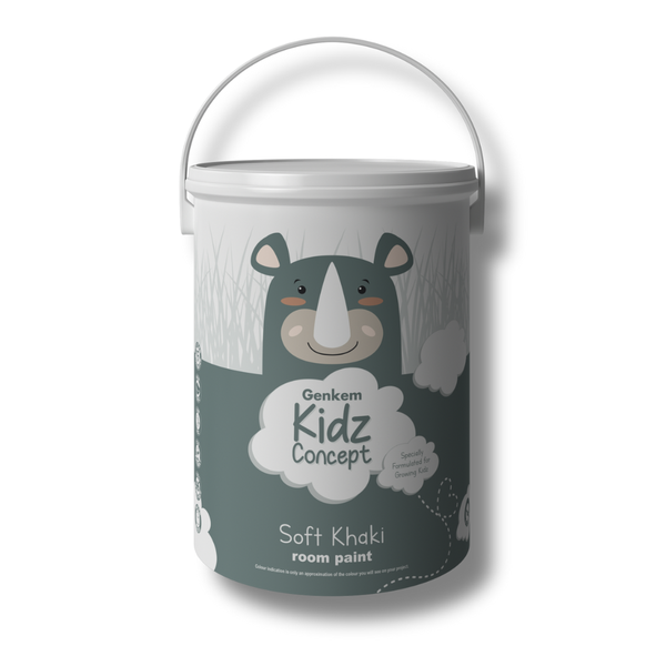 Genkem Kidz Room Paint Kids 5lt Soft Khaki