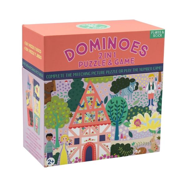 Floss &amp; Rock Dominos Game Numbers and Puzzle Fairy Tale