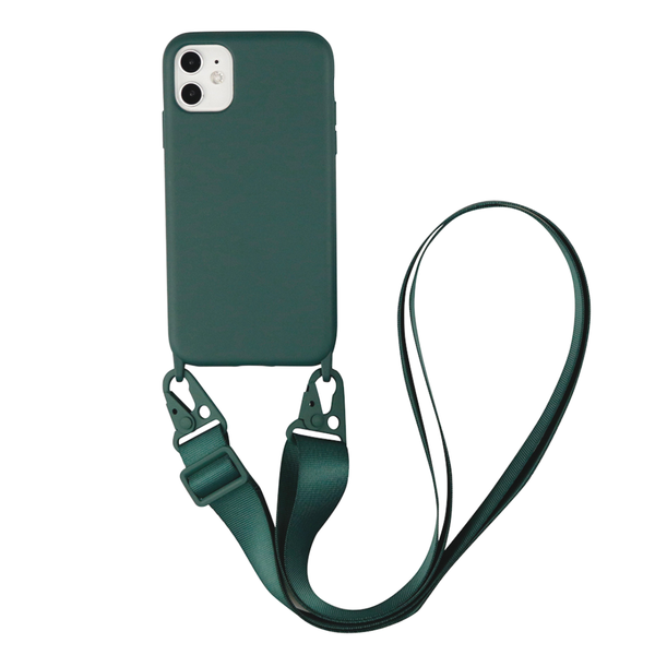 Cased Crossbody Phone Case, iPhone 13 Pro, Emerald Green