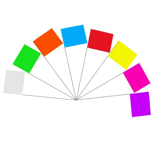 Garden Cross-border Ground Signal Wire Flag Set Of 8 -14cm