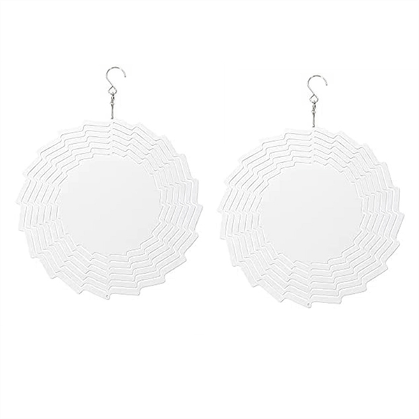 2Pack 8 Inch Sublimation Wind Spinner Blanks 3D Wind Spinners