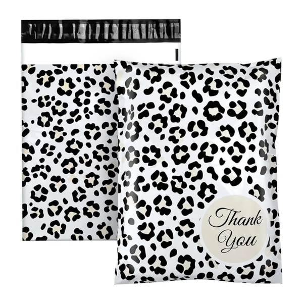 Adhesive Gift Bag Leopard Design image