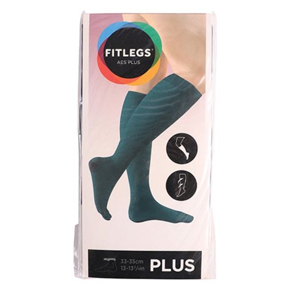 Fitlegs - Anti-Embolism Thigh Stocking Medium Green