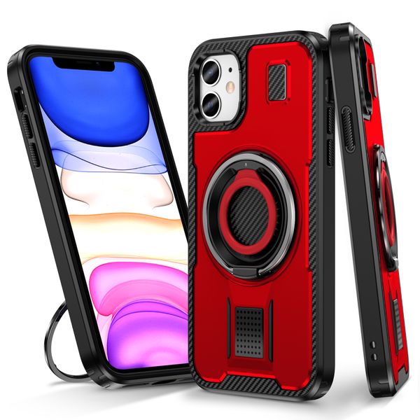 Phone Case Compatible With iPhone 11 Shock Magnetic Bracket Case