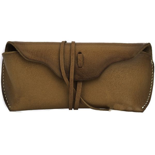 Leather Sunglasses Spectacle Case Rugged Scallop