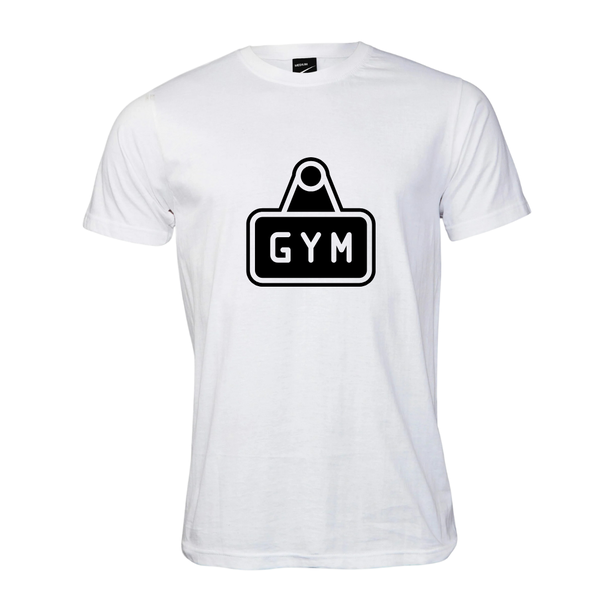 Katz Designs - White T Shirt - GYM