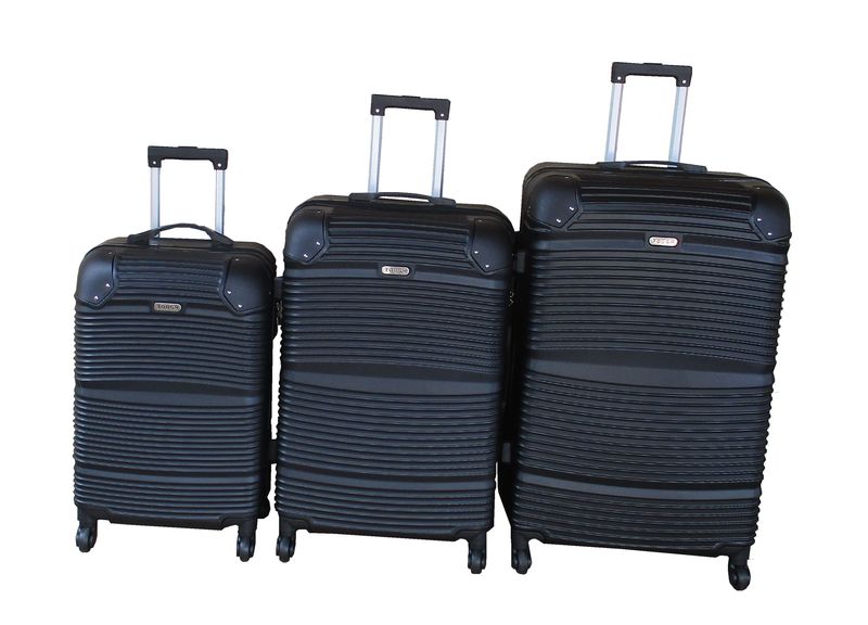 Durable 3-Piece ABS Luggage Set - Hardshell, Spinner Wheels, Nested Design