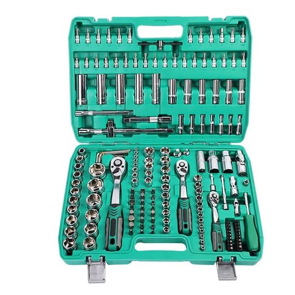 172 Piece Automotive Socket Wrench Mechanic Repair Hand Tool Set Kit