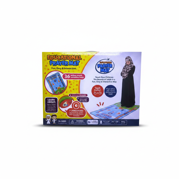 Casey Interactive Islamic Educational Prayer Mat with 36 Touch Keys