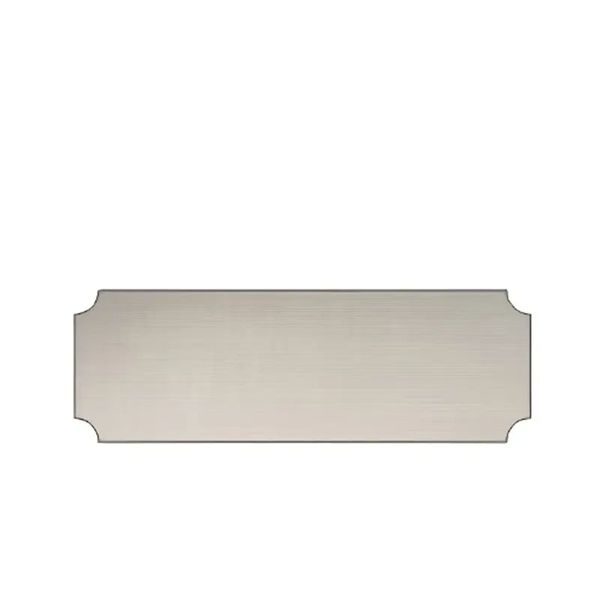 Trocraft Laser Engrave Name Plates - Silver Finish (15 Pack)