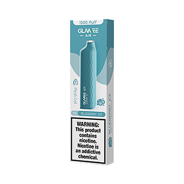 Glamee Air 1500puffs Disposable Vape 50mg - Blueberry Ice - Single ...