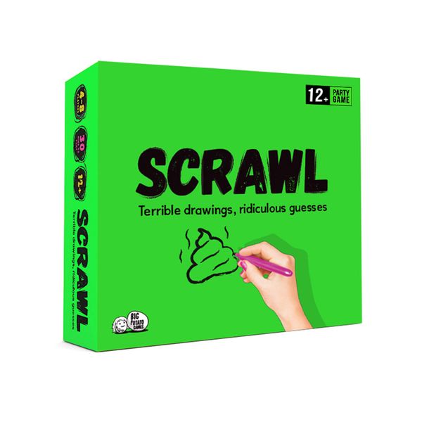 Big Potato Games - Scrawl - Drawing Party Game - 4-8 Players