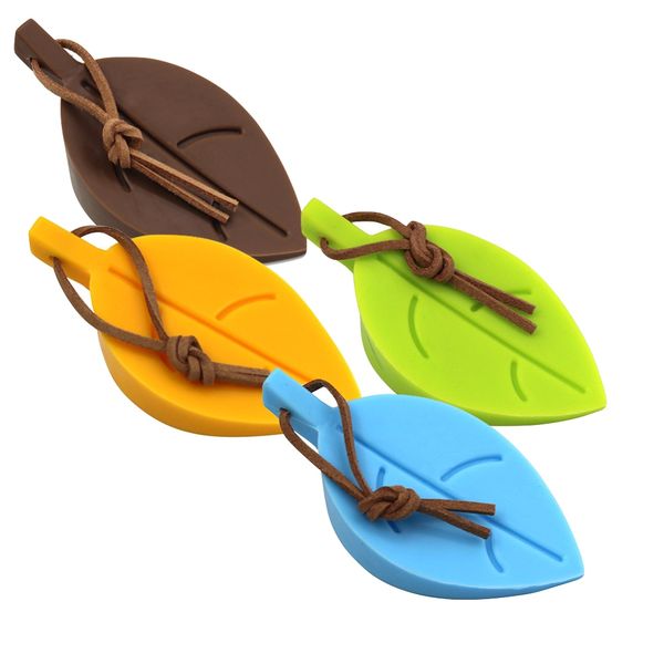 Household Door Stoppers Leaves 4 Set