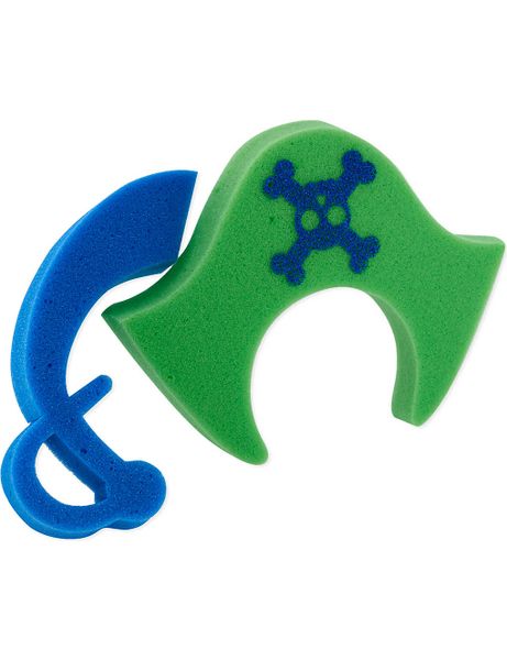 Kids Bath Sponges - Set of 2 -Pirates, Kinderschwamme