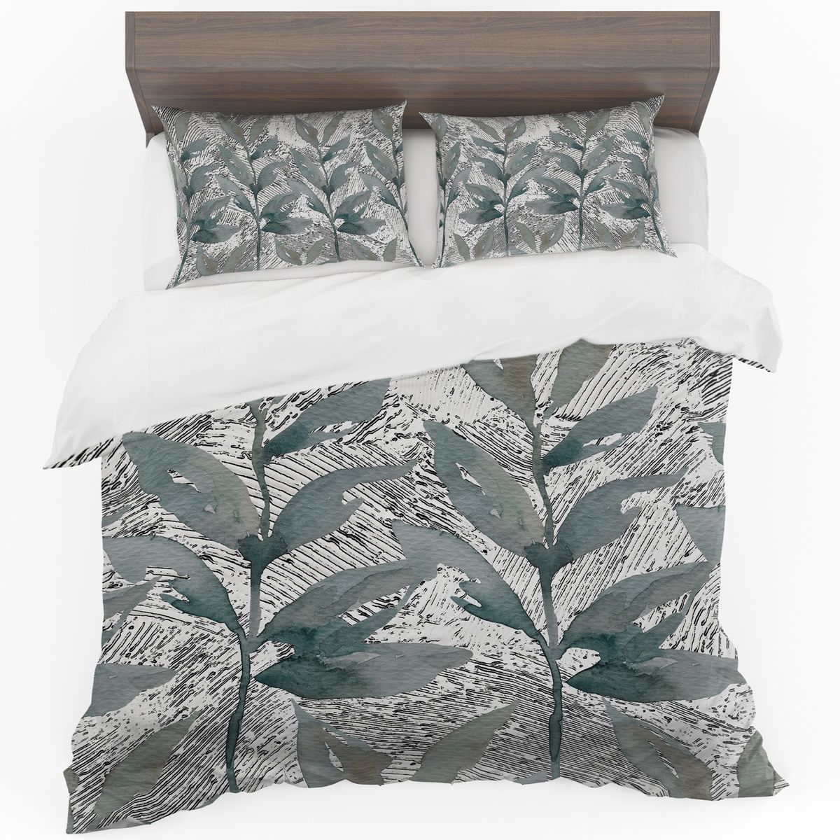 Water Painted Leaves Duvet Cover Set Shop Today. Get it Tomorrow