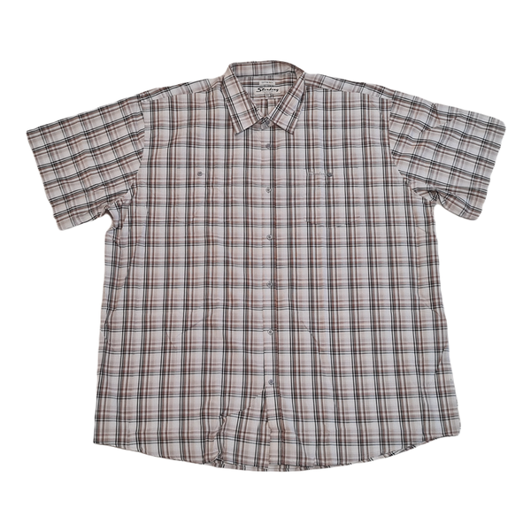 Sterling Check Shirt Brown/White/Black image