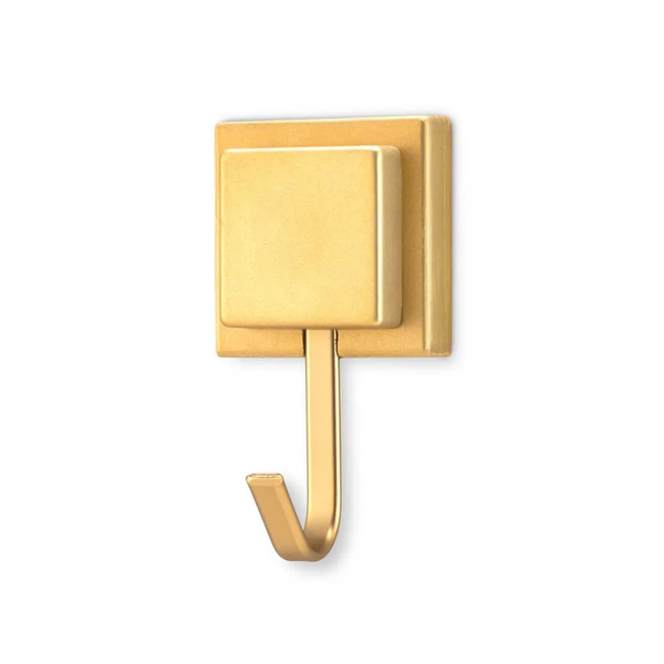 Arthi 3m Flat Hook, 11cm- Matte Gold
