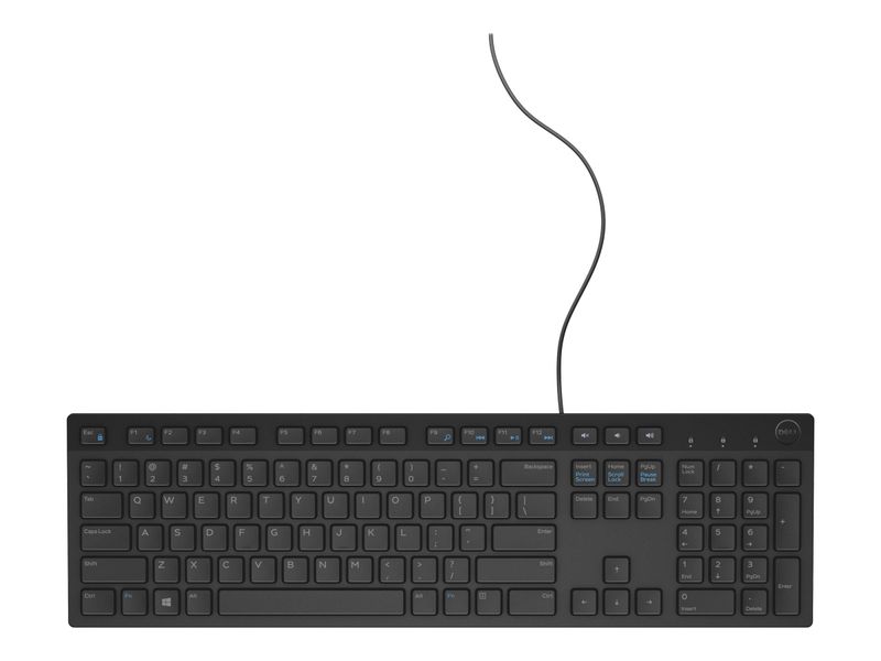 Dell KB216 Wired USB Keyboard - Black (580-ADHK)
