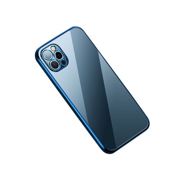 Electroplated Transparent Cover With Lens Protector For iPhone 13 2021