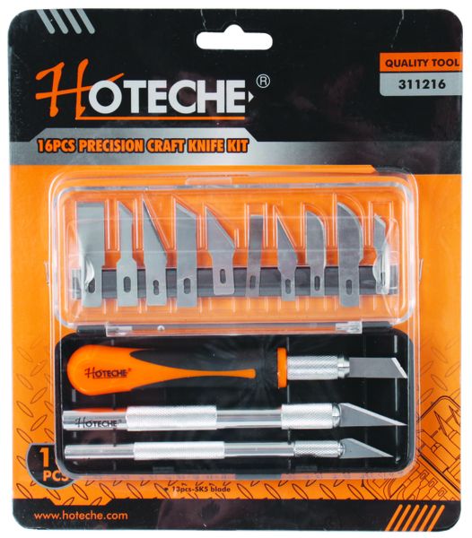 Hoteche 16 Piece Precision Craft Knife Kit