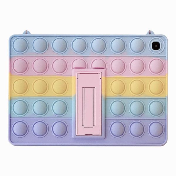 Kids Silicone Pop It Cover compatible with Samsung Galaxy Tab A7 Lite 8.7