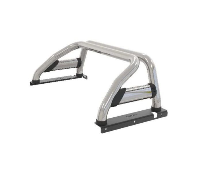 Rollbar Chrome (2015-2022) Compatible with Toyota Hilux Double Cab