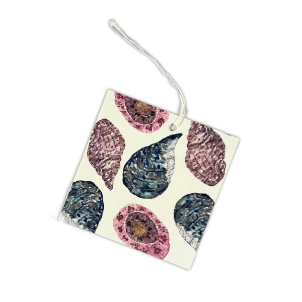 Sea Shell Square Gift Tags - Set of 5