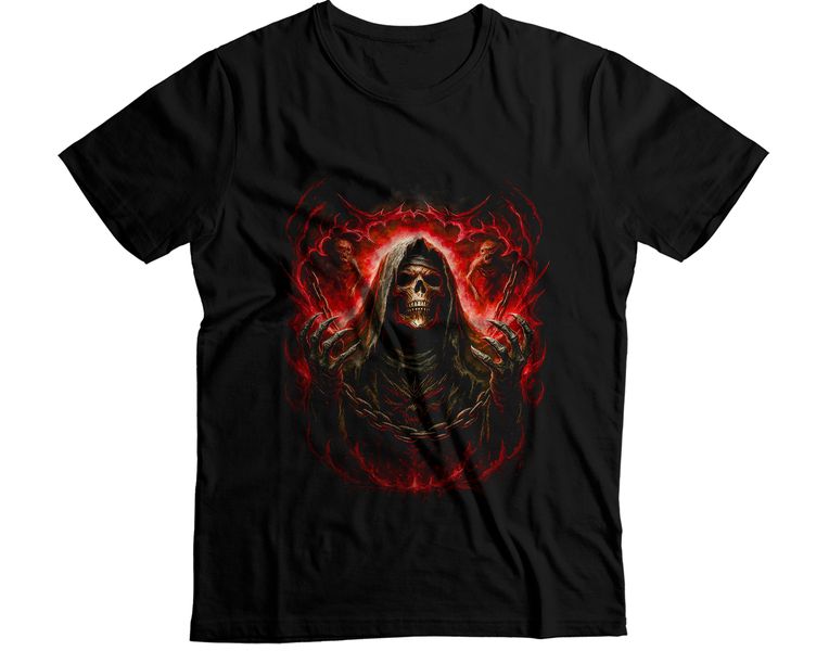 Skeleton Death Angel Graphic T-Shirt