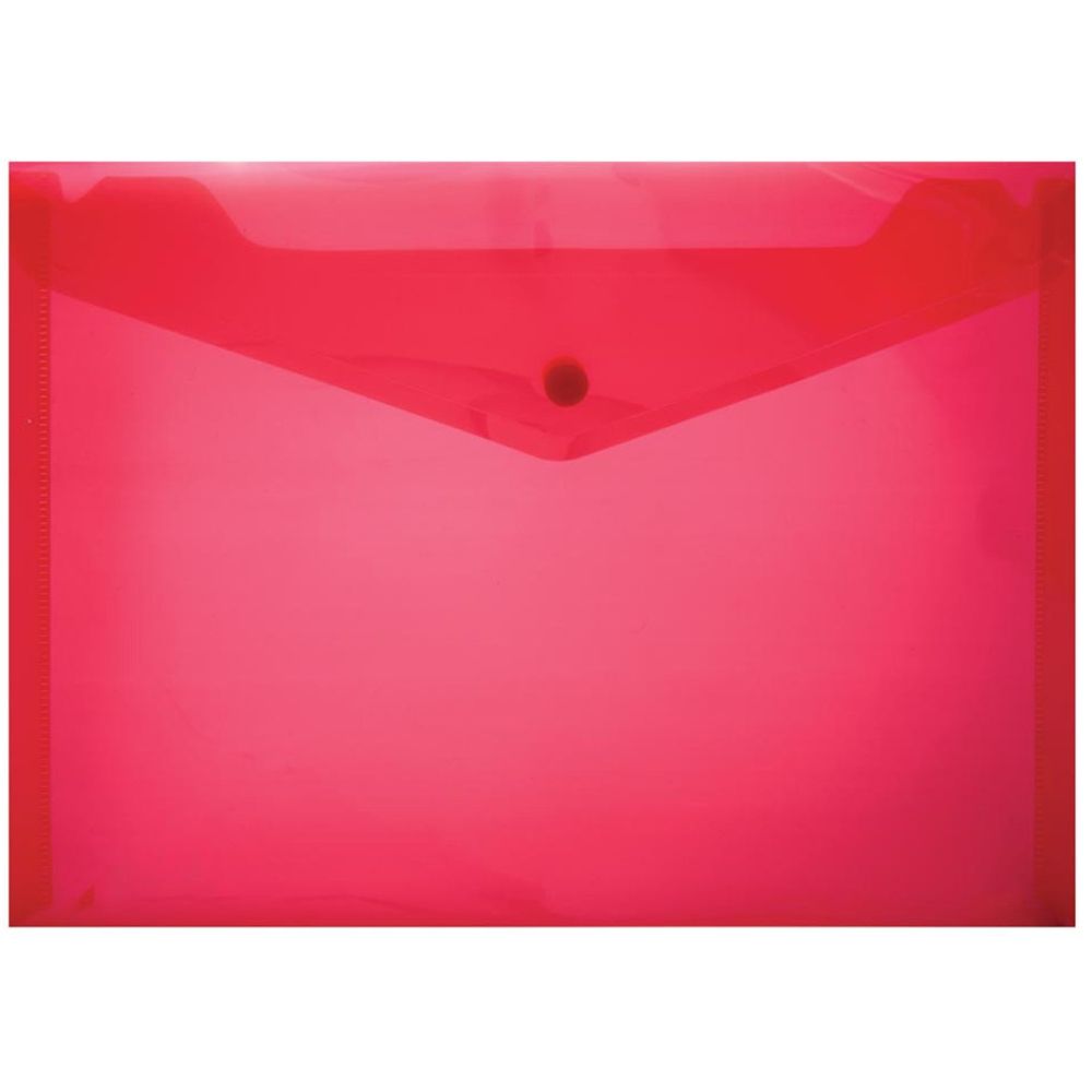 Treeline - Carry Folder A4 PVC Red with Stud - Pack of 12 | Shop Today ...