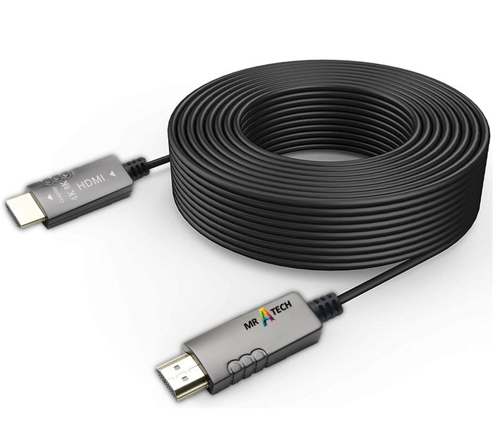 MR A TECH HDMI 50M 4K 8K UHD 2.0,2.1,Fiber Optic HDTV (AOC) MR A TECH
