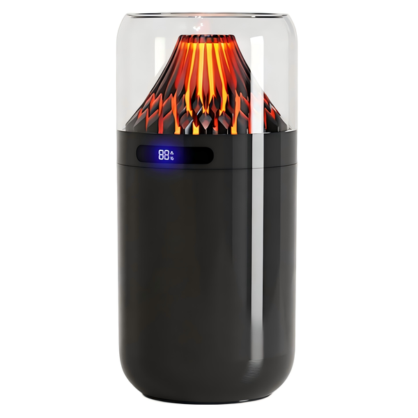 Portable Lava Lamp Humidifier with Adjustable Mist Modes Quiet Operation