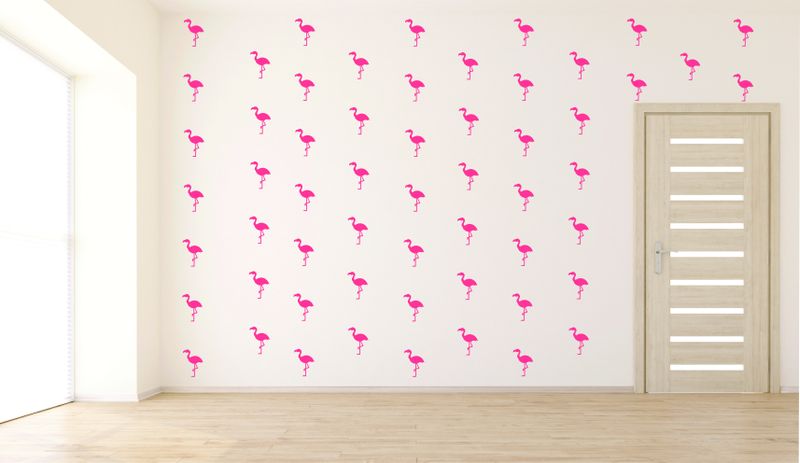 Pink Flamingos - Wall Art - Decals - Vinyl