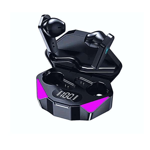 Vortex Gaming Wireless Earbuds -Low Latency, LED Charging Case