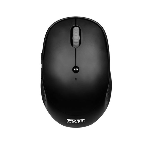 Port Connect Wireless Bluetooth Mouse &amp; 2.4 GHZ – Black