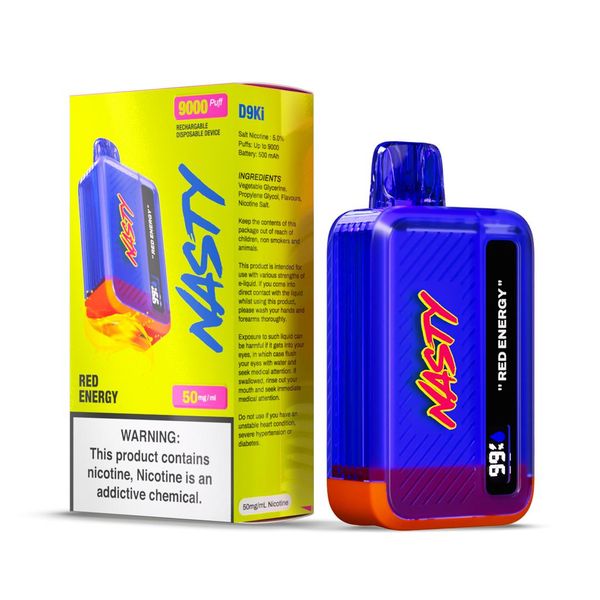 Nasty Bar Red Energy 9000 Puffs Disposable Vape