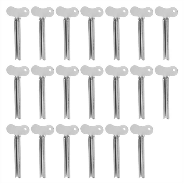 20Pieces Toothpaste Tube Squeezers Metal Key Toothpaste Squeezers