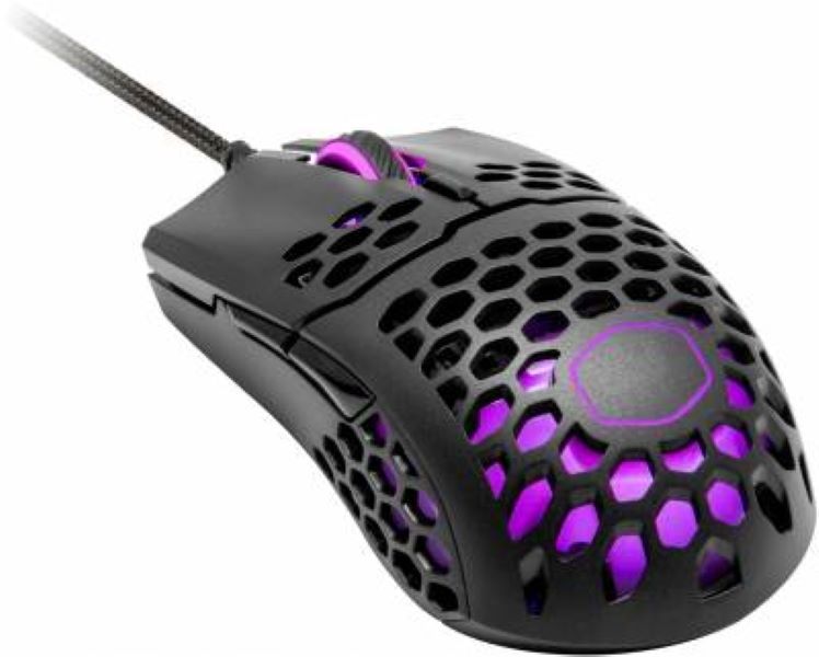 Cooler Master MM711Lite RGB 10K DPI Mouse-Matte BK