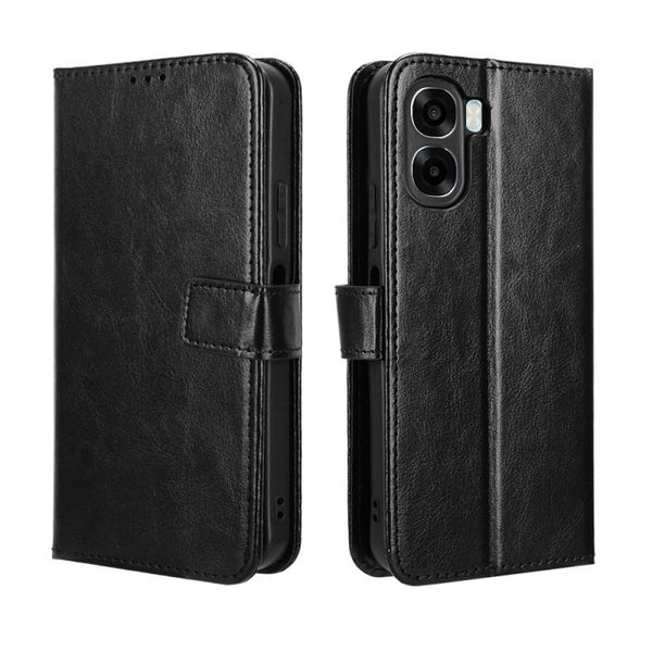 Crazy Horse Pattern Leather Case Compatible With Oppo Find X8 Ultra 5G