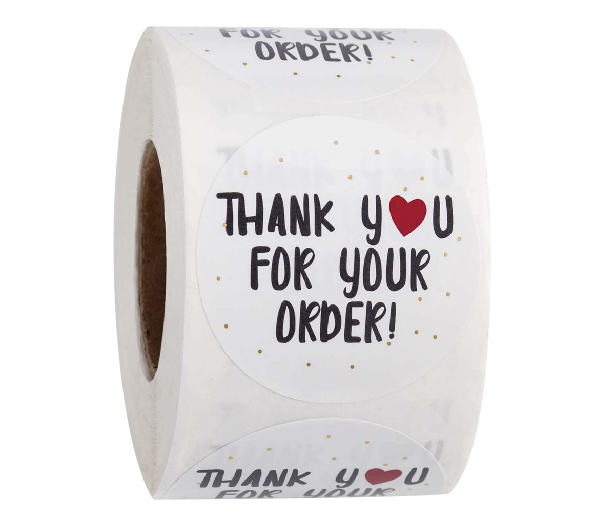 CABS- Thank You For Your Order Stickers- 500 | Shop Today. Get it ...