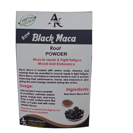 Alkaram Raw Black Maca Root Powder 200g