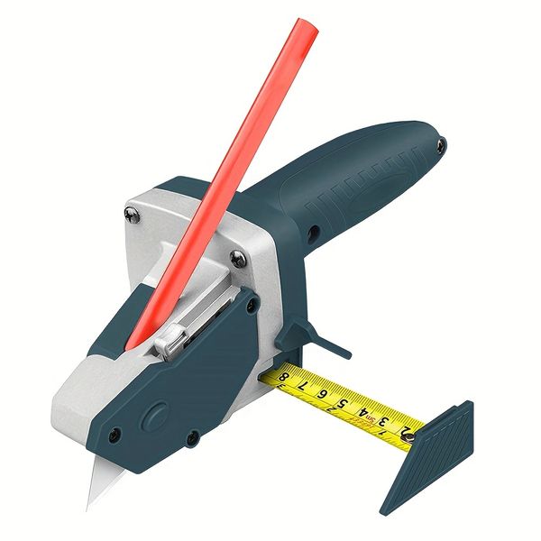 Precision Blade &amp; Tape Measure - Professional Gypsum Board Cutter
