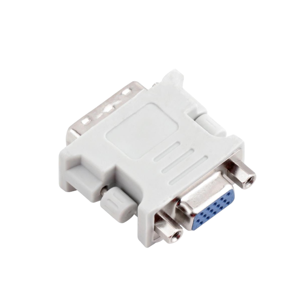 DVI-D To VGA(F) Adapter - White