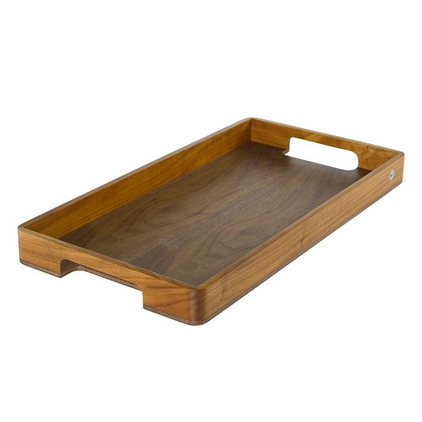 AdHoc Rectangular Wooden Serving Tray with Handles: Serve 60x31x5 cm